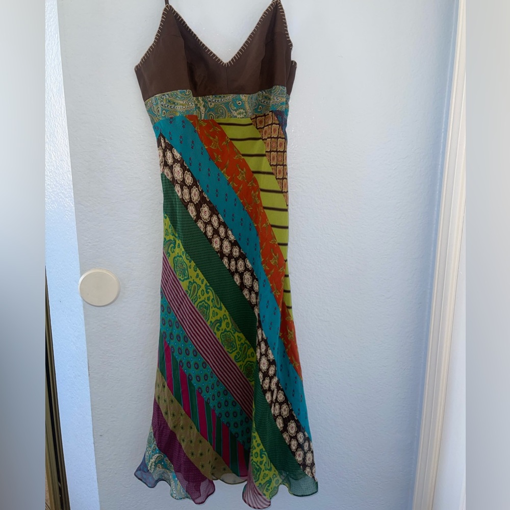 Multi pattern BCBGMAXAZRIA dress
